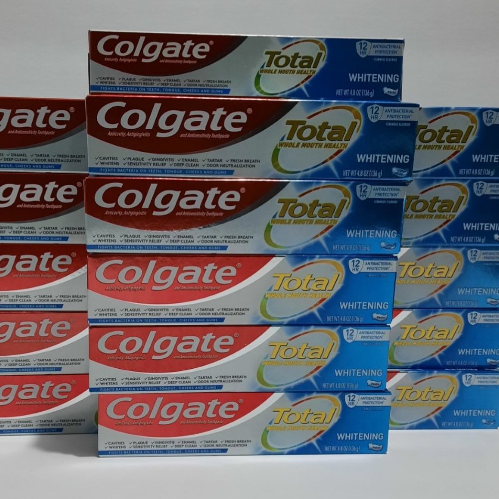 🟢 $ 5.00 COLGATE TOTAL WHOLE MOUTH HEALTH ANTIBACTERIAL PROTECTION, 4.8…